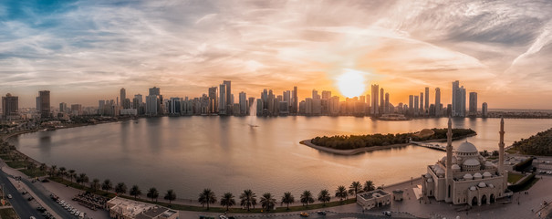 Obraz premium Sharjah Sunset