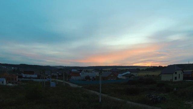 sunrise sky time laps