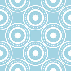 Pale blue geometric print. Seamless pattern