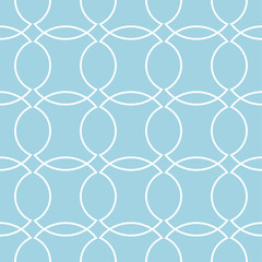 Navy blue geometric ornament. Seamless pattern