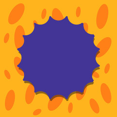 Design business Empty copy space text for Ad website promotion isolated Banner template. Blank Seal with Shadow for Label Emblem Monogram Stamp Symbol Best Quality