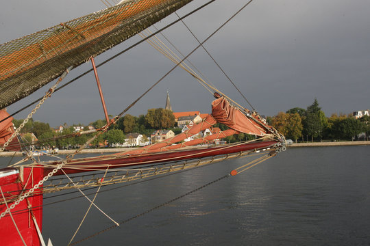 Vordersteven einer Windjammer