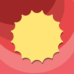 Design business concept Empty copy text for Web banners promotional material mock up template. Blank Seal with Shadow for Label Emblem Monogram Stamp Symbol Best Quality