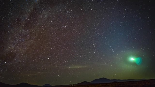 4k Timelapse movie film clip of Universe galaxy milky way time lapse, nature blue, dark milky way, galaxy view, star lines, timelapse night sky stars milky way on mountains background., timelapse