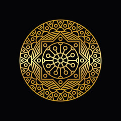 mandala - vector logo/icon illustration