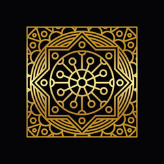 mandala - vector logo/icon illustration