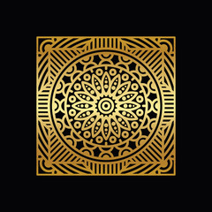 mandala - vector logo/icon illustration