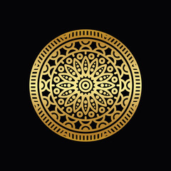 mandala - vector logo/icon illustration