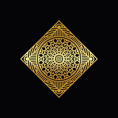 mandala - vector logo/icon illustration