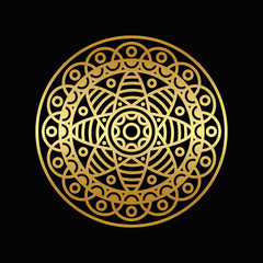 mandala - vector logo/icon illustration