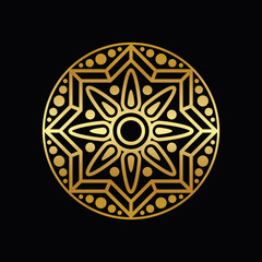 mandala - vector logo/icon illustration