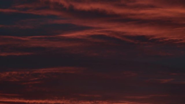 The dawn sky in Scotland