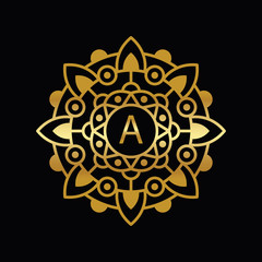 mandala - vector logo/icon illustration