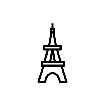 eiffel tower icon vector design. holiday icon