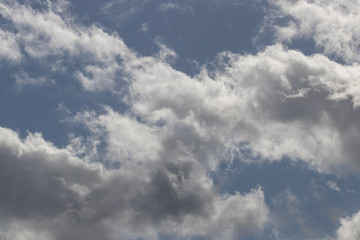 blue sky with clouds