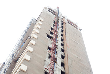 new building under construction industry