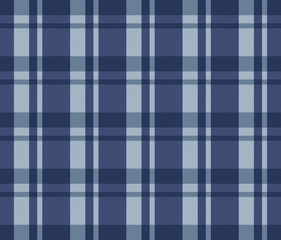 Blue plaid fabric background