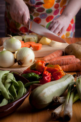 Ingredients to prepare vegan or vegetarian food, healthy food for vegan or vegetarian people,...