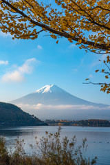 Beautiful Fuji san and Kawaguchiko lake