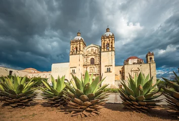 Foto op Plexiglas Kerk van Santo Domingo de Guzman in Oaxaca, Mexico © javarman