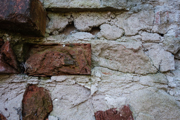 Grundmauer alte Ruine