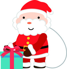 Cute Fat Mr. Santa Claus