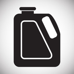 Car lubricant canister icon on white background for graphic and web design, Modern simple vector sign. Internet concept. Trendy symbol for website design web button or mobile app.