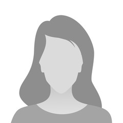 Person gray photo placeholder woman