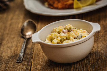 Traditional potato salad