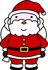 Cute Fat Mr. Santa Claus
