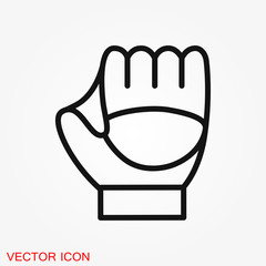 Baseball icon vector. Premium symbol icons. Vector illustration.