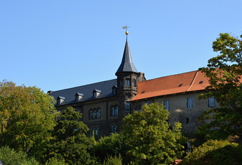 Fototapeta premium Schloss und Kloster Ilsenburg im Harz, Sachsen - Anhalt