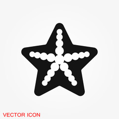 Beach icon vector of vacation and tourism, summer symbol