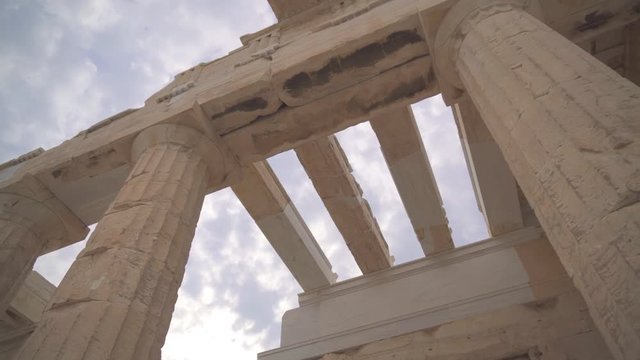 Ancient Propylaea in the Athenian Acropolis.