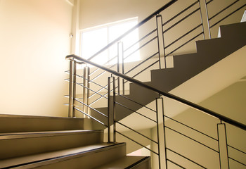 Step up the office stairs, beautiful shapes.