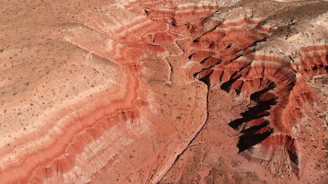 Drone aerial near Paria Rimrocks Toadstool Hoodoos in the Grand Staircase-Escalante National Monument