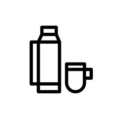 thermos icon vector design. adventure icon
