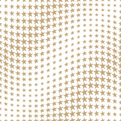 Geometric halftone vector pattern with stars. Usable as border, design element or background.
