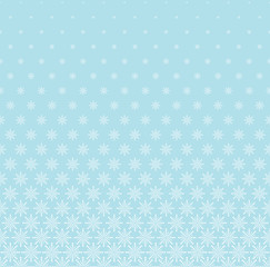 winter snowflake gradient background, seamless christmas pattern