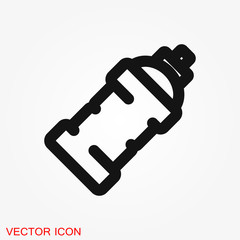 Bottle vector icon, for mobile and web design. Drink Bottle vector graphics