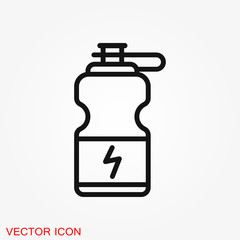 Bottle vector icon, for mobile and web design. Drink Bottle vector graphics