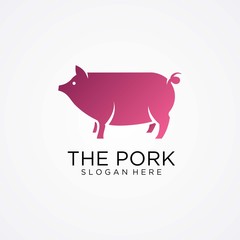 Fat pig logo design