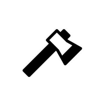 axe icon vector glyph style