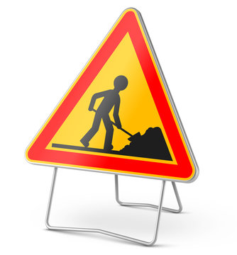 Panneau de chantier vectoriel 2