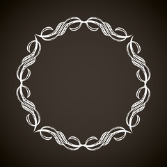 Vignette. Vector drawing