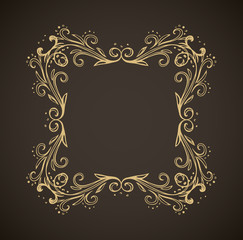 Vignette. Vector drawing