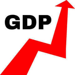 GDP growth concept