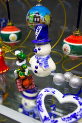 Vintage Christmas tree toy decorations snowman from holland