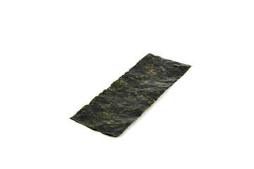 Kelp sheet isolated rispy seaweed kelp for snack isolated