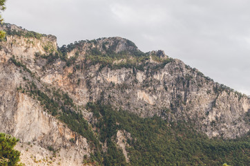 View of Mountains Babadag, Oludeniz, Antalya, Turkey